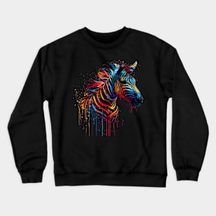 Zebra Crewneck Sweatshirt